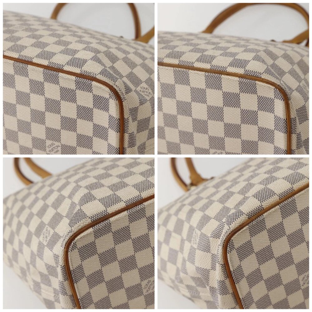 LOUIS VUITTON Damier Azur Saleya MM Tote Bag N51185 LV Auth 143835 - Picture 14 of 16